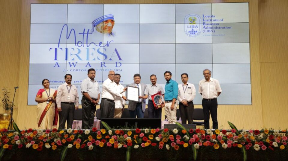 Ashok Leyland Wins Prestigious Mother Teresa Award for CSR Excellence 