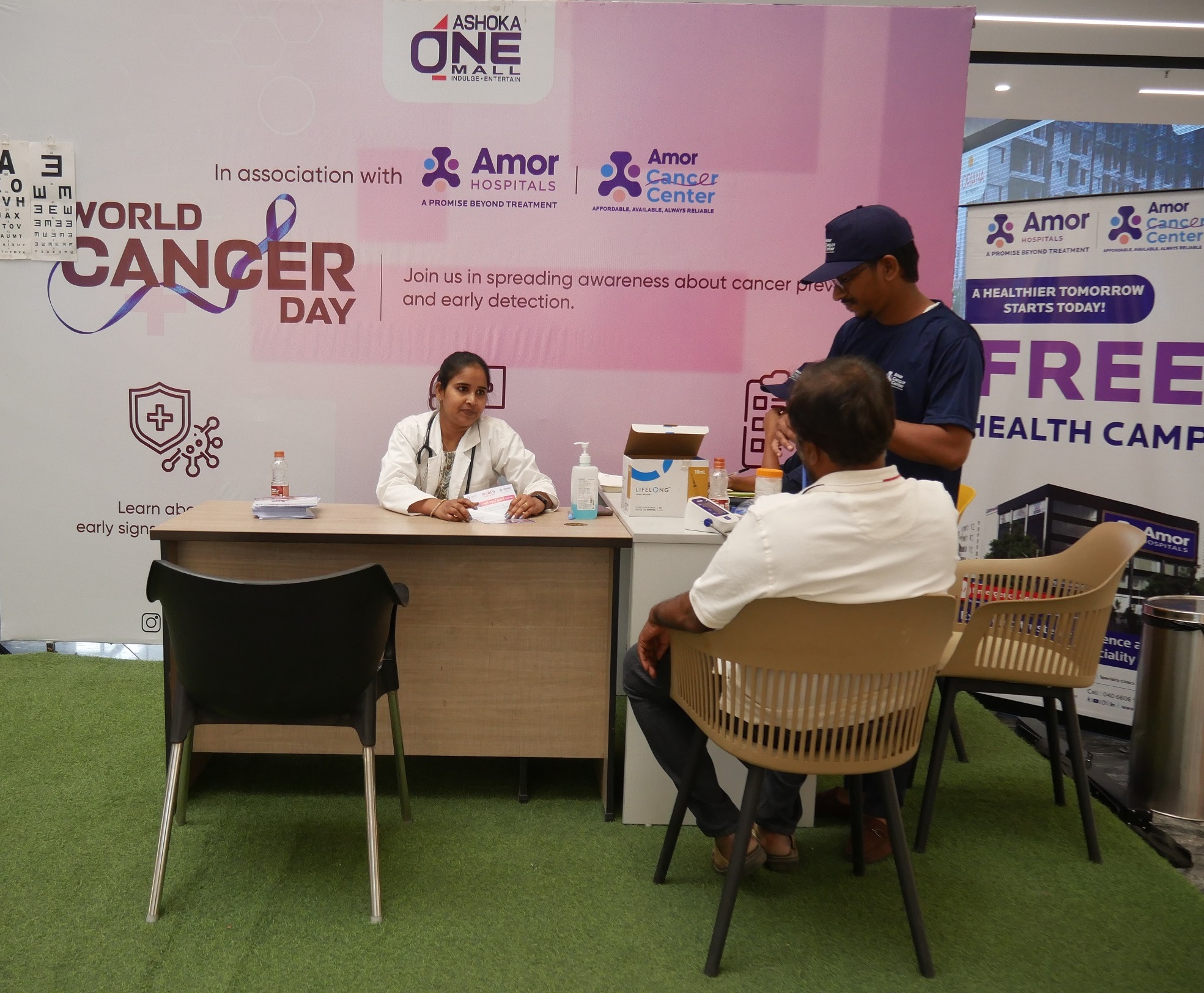 Ashoka One Mall Hosts Free Health Campaign On World Cancer Day