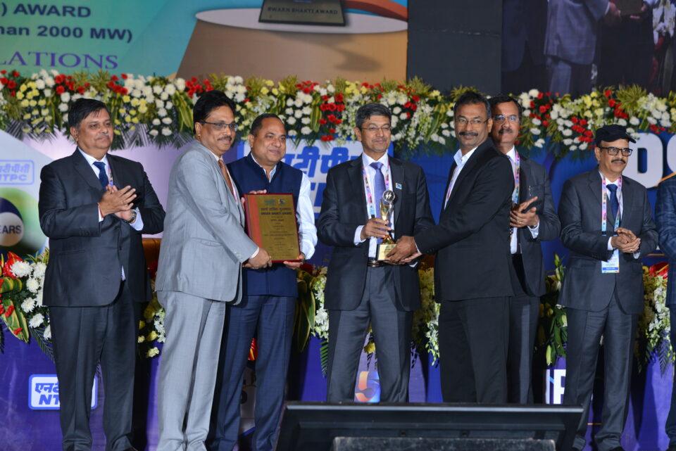 NTPC Kanti Honored with Swarn Shakti Award