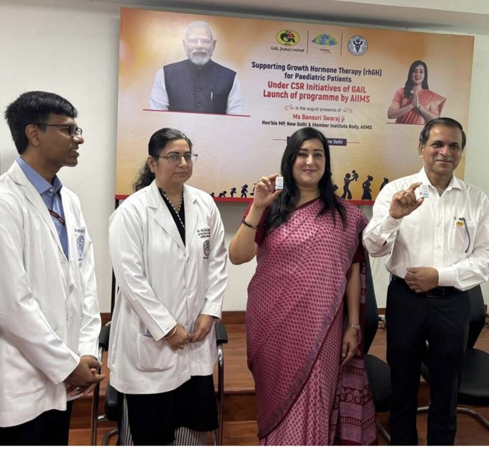 GAIL launched innovative CSR Initiative to provide Recombinant human growth hormone