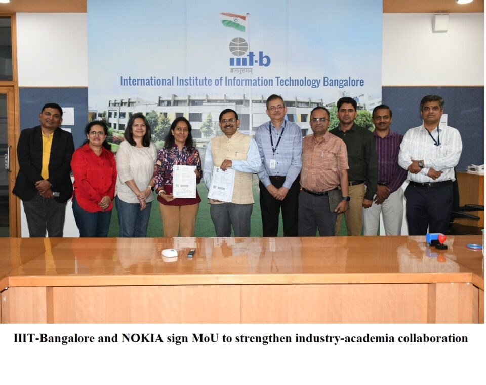 IIIT-B and Nokia Sign MoU to Strengthen Industry-Academia Collaboration