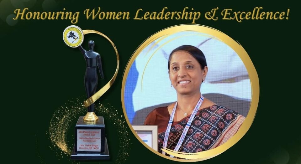 Director (HR) MOIL honored with the National Women Achievers Award