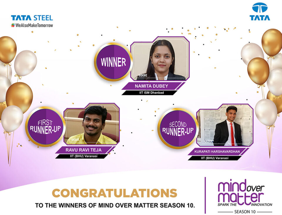 Tata Steel’s Annual Innovation Challenge 'Mind Over Matter' Concludes with Record Participation