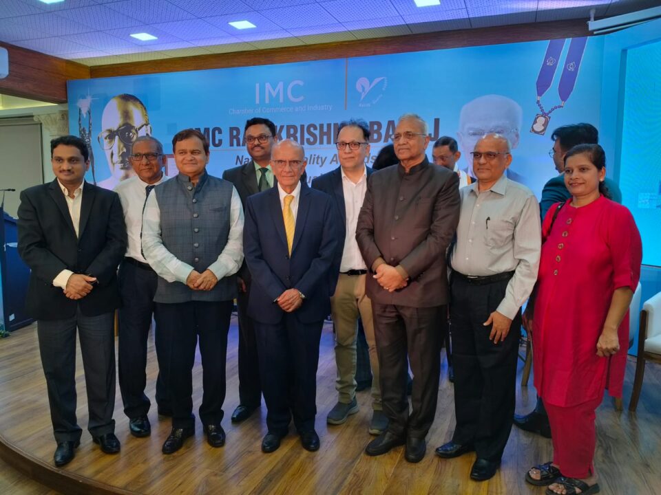 Dr. Girdhar Gyani Honoured with Prestigious IMC Juran Medal