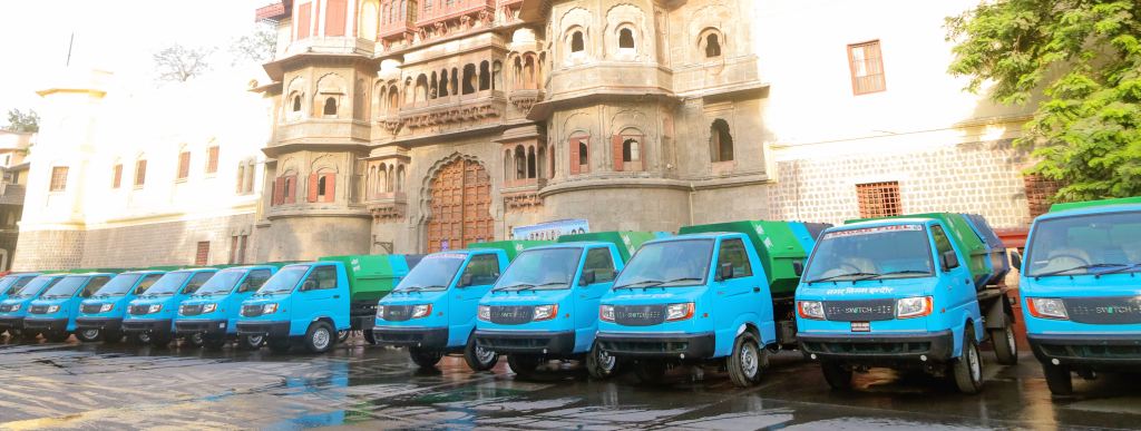SWITCH Mobility Flags Off 100 SWITCH IeV3 for Waste Management to Indore