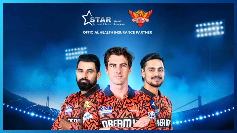 Star Health Insurance Partners with Sunrisers Hyderabad as the Official Health Insurance Partner in T20