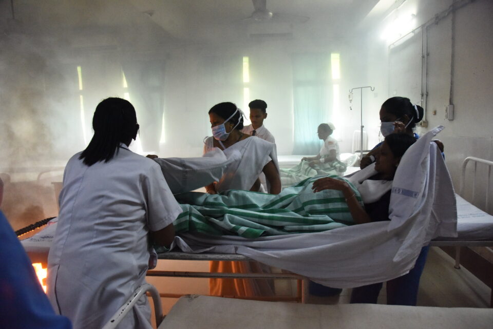 Fire Fighting and Rescue Demonstration held at Ispat General Hospital of SAIL Rourkela Steel Plant