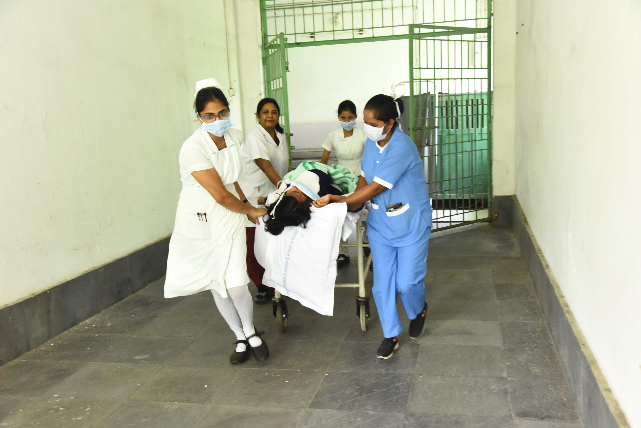 Fire Fighting and Rescue Demonstration held at Ispat General Hospital of SAIL Rourkela Steel Plant