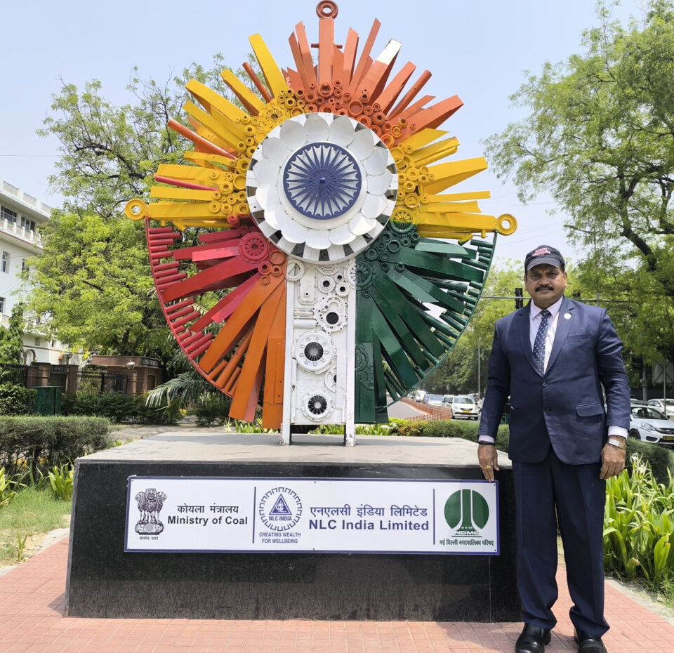 NLC India installed “Jai Hind Chakra" in New Delhi.