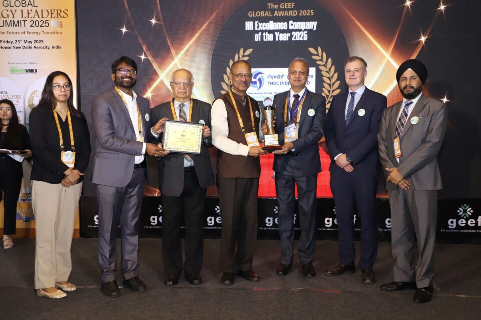 THDC India Limited Honoured as ‘HR Excellence Company of the Year 2025’ in Power Sector