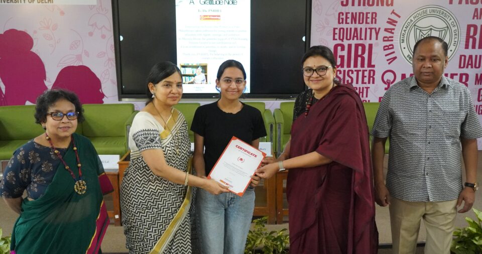 PNB Housing Finance Celebrates Academic Excellence of Future Women Leaders with Scholarships for Students of Miranda House 