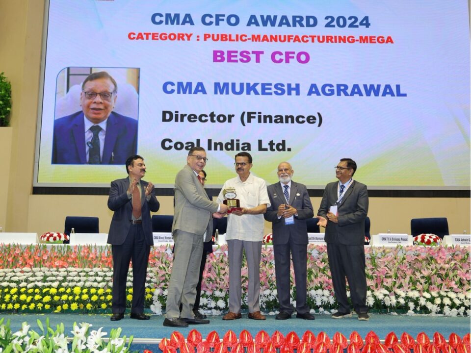 HURL Congratulates CMA Mukesh Agrawal on CMA CFO Award 2024