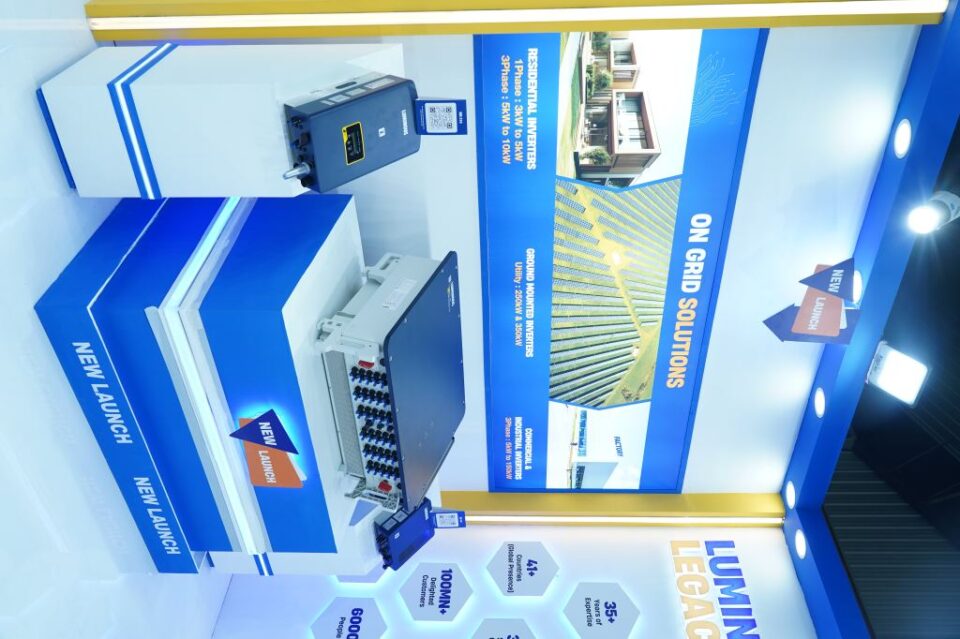 Luminous Power Technologies showcases NXIA Utility String Inverter Series at the India Green Energy Expo 2025