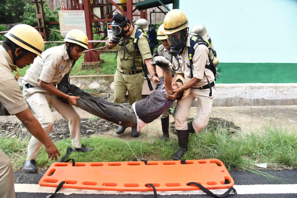 Mock Drill organized at Special Plate Plant of SAIL Rourkela Steel Plant