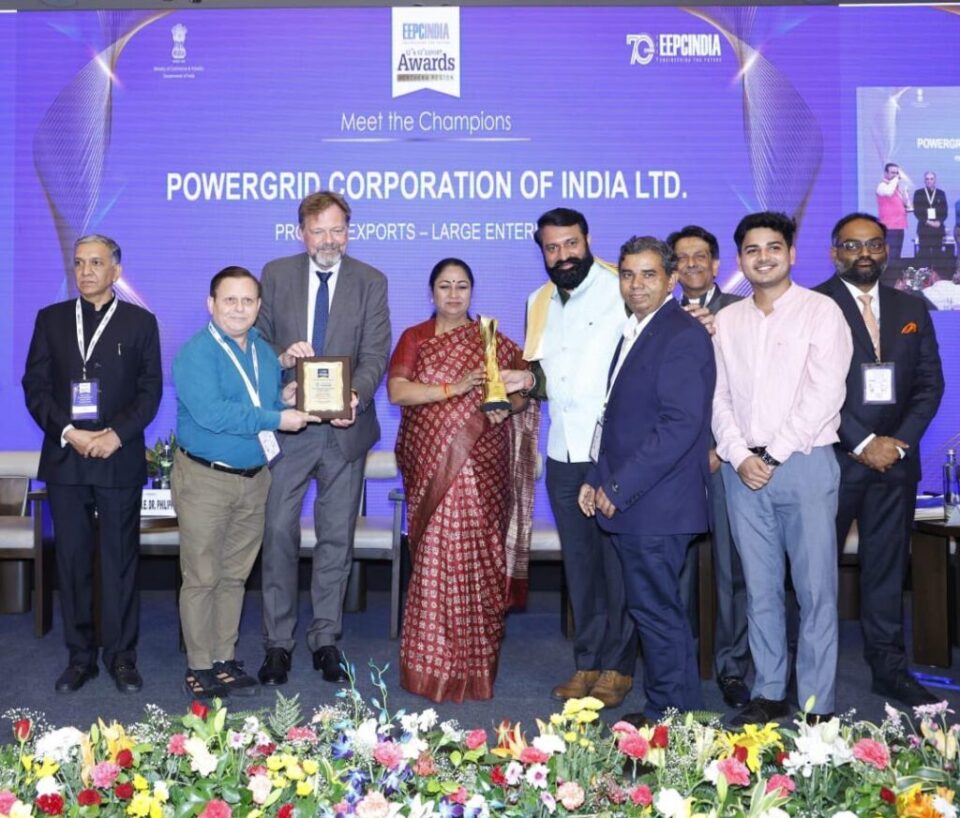 POWERGRID conferred with Star Performer award by EEPC India