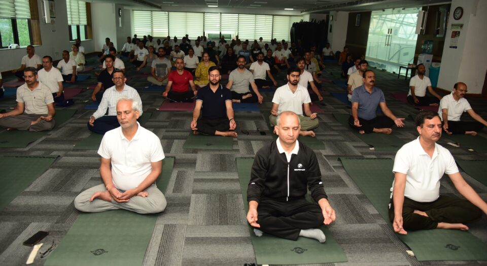 SJVN Emphasizes Yoga and Sustainability