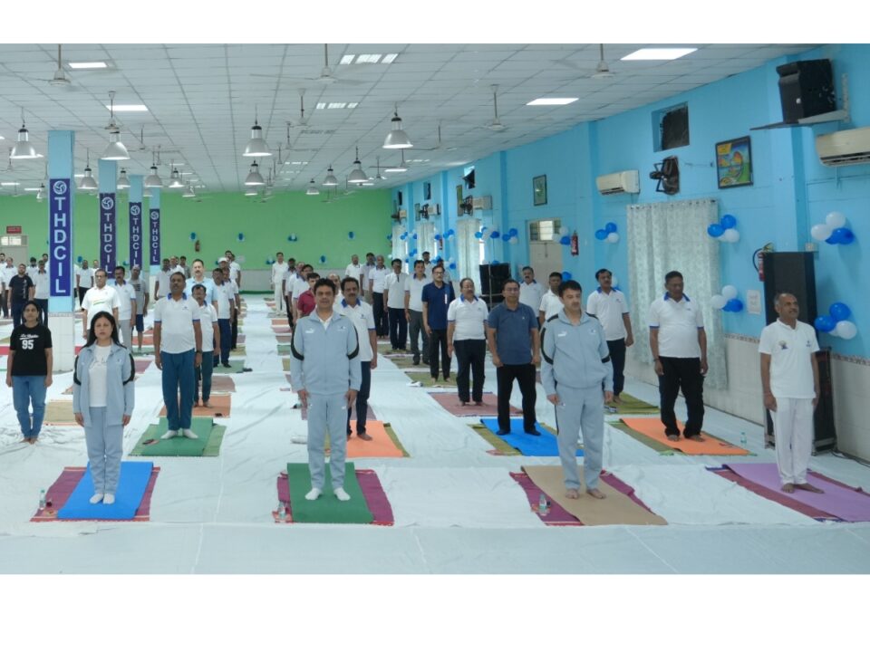THDC India Limited Advocates Yoga as a Daily Habit