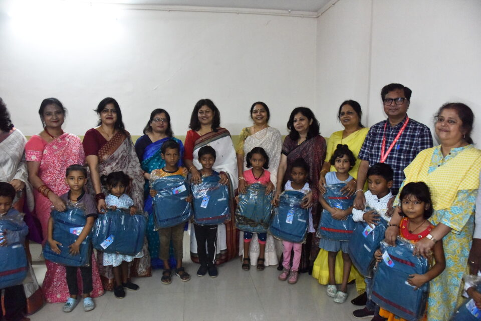 School Bags and study materials distributed to students of Deepika Ispat Sikshya Sadan