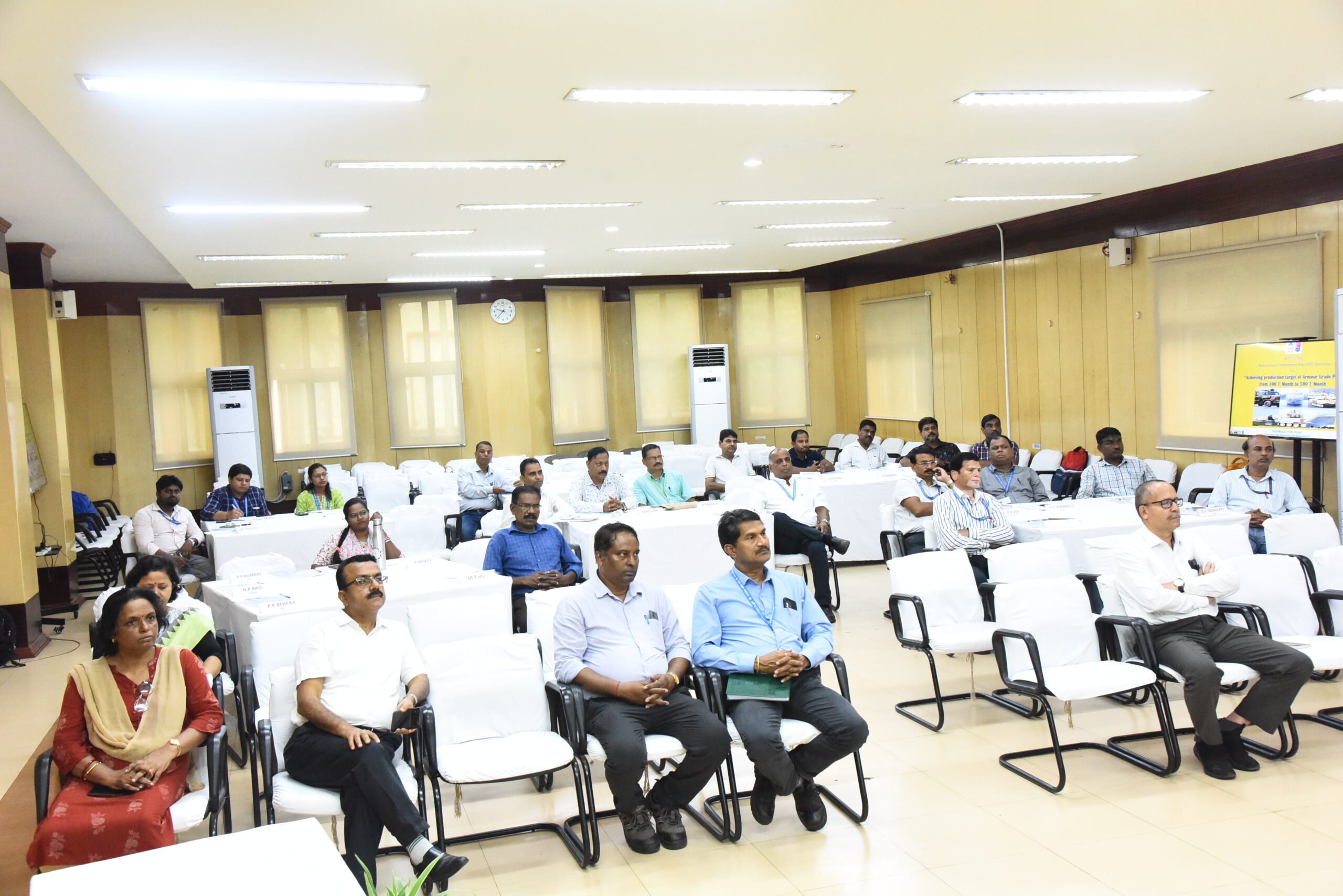 Performance Enhancement Plan Workshop on Armour Grade Plate Production Held at SAIL RSP