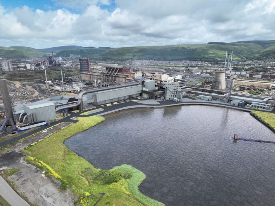 Tata Group Chairman N. Chandrasekaran marks groundbreaking of new Electric Arc Furnace at Port Talbot