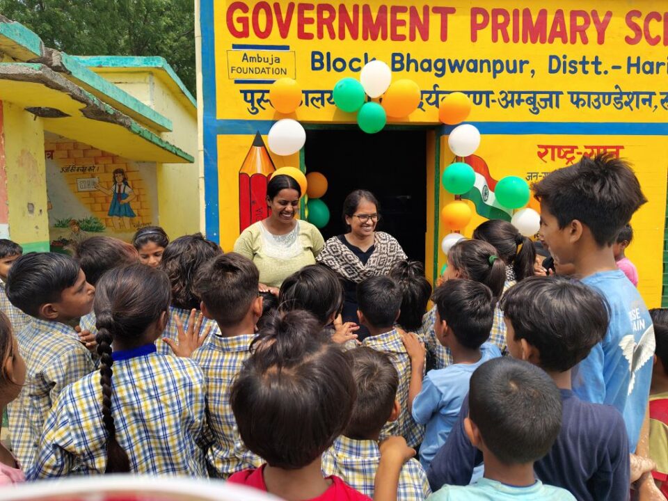 Ambuja Cements inaugurates renovated community library in Sikandarpur village