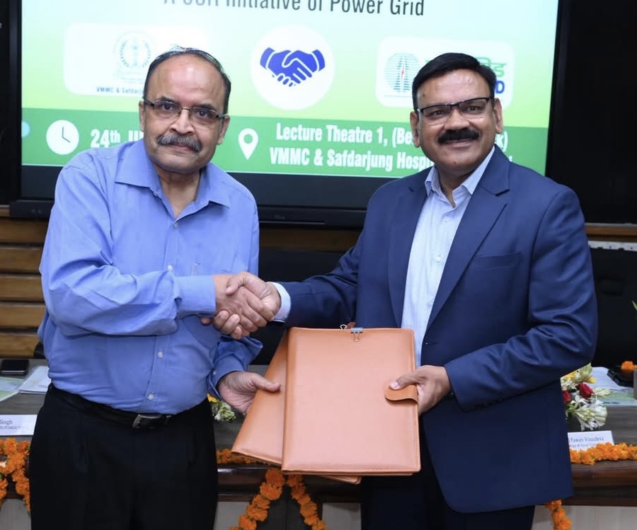 POWERGRID to provide Medical Equipments to a Vardhman Mahavir Medical College 