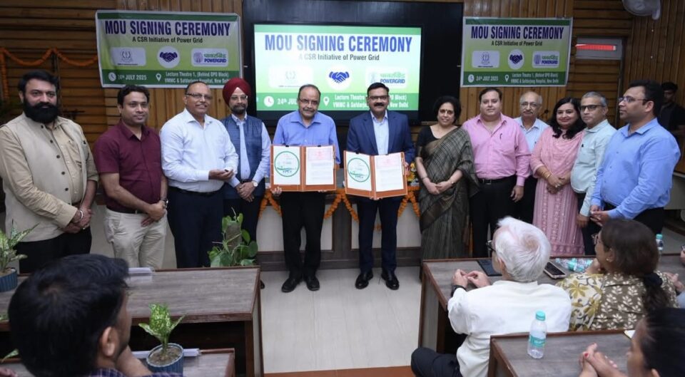 POWERGRID to provide Medical Equipments to a Vardhman Mahavir Medical College 