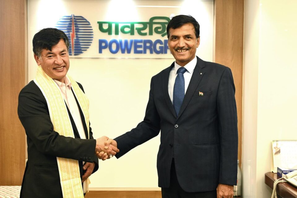 CMD POWERGRID met Managing Director Nepal Electricity Authority at POWERGRID Corporate Centre