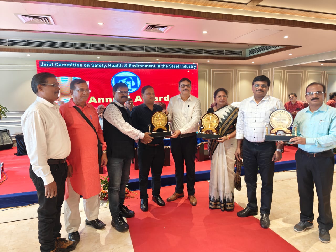 SAIL, Rourkela Steel Plant wins multiple awards for Safety in JCSSI Annual Award Ceremony