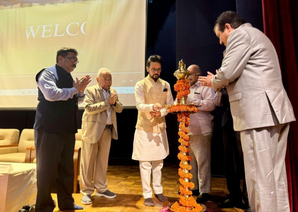 Anurag Singh Thakur at FCPLG ‘Tark Manch’