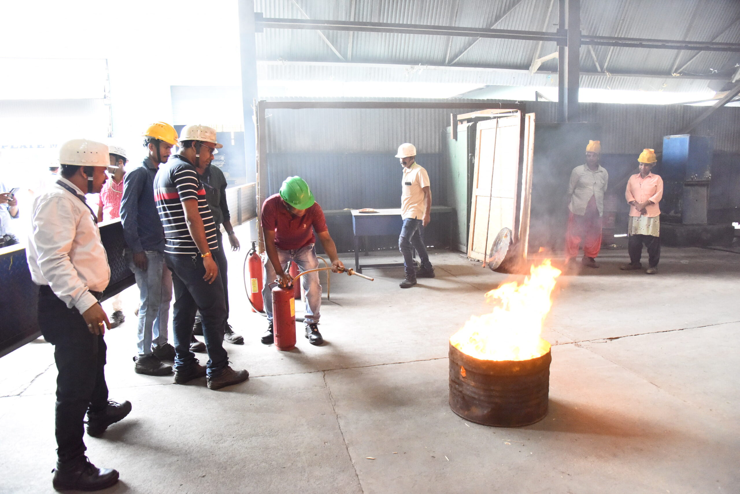 Mock Drill Conducted at New Plate Mill of SAIL Rourkela Steel Plant