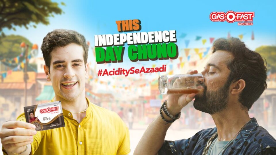 Mankind Pharma’s Gas-O-Fast Urges ‘Desi Solutions for Desi Acidity’ with New Independence Day Campaign 