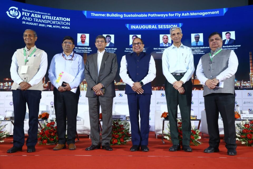 Railways Ministry NTPC Lead National Drive on Sustainable Fly Ash Utilisation