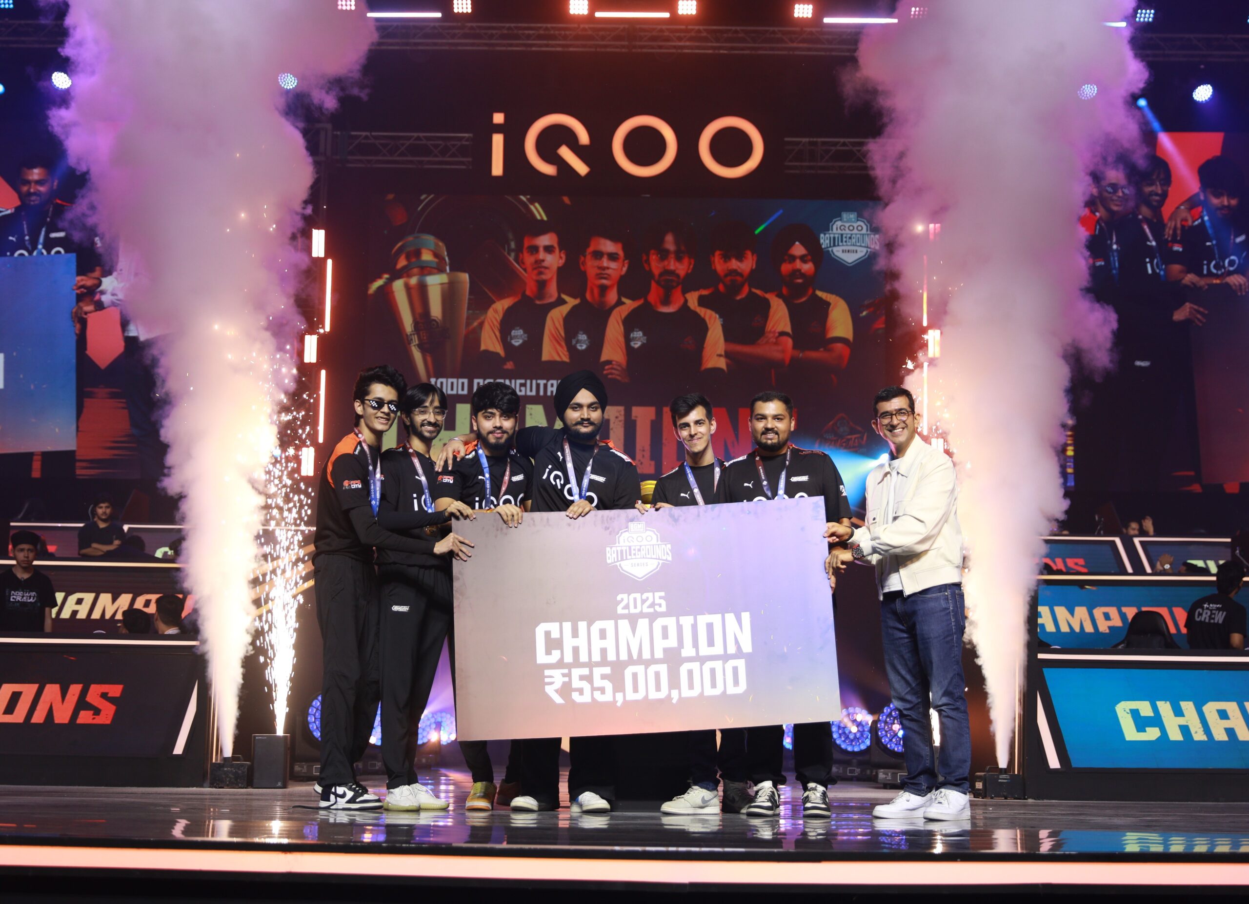 Orangutan Gaming crowned champions of the inaugural iQOO Battlegrounds Series