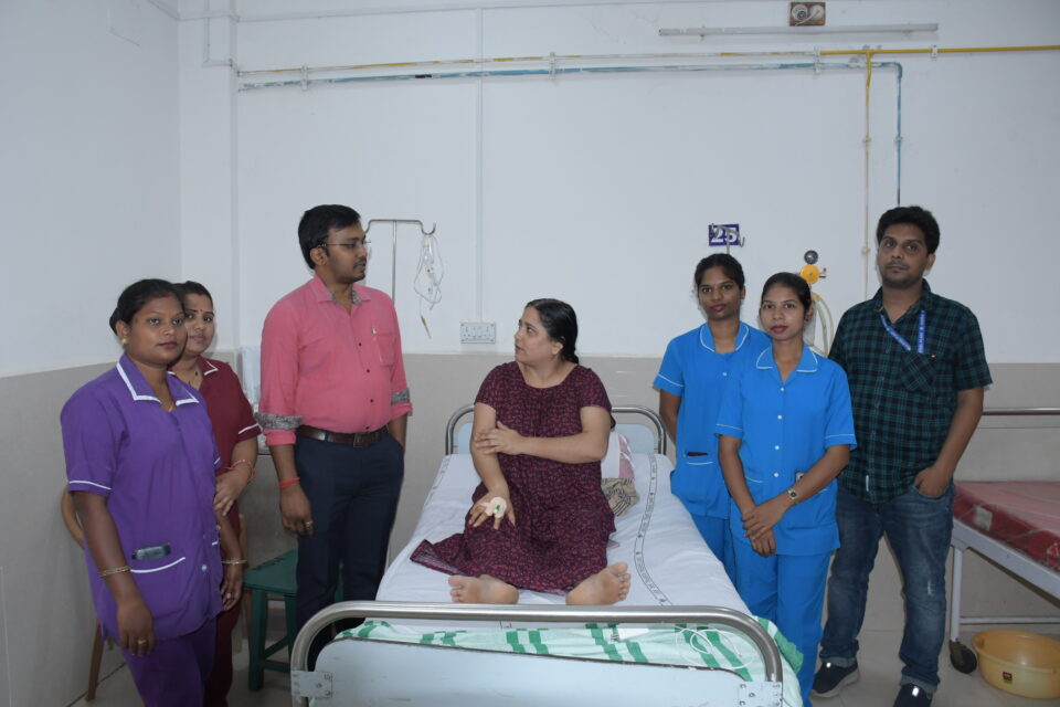 Dedicated Neurosurgery Team of Ispat General Hospital of SAIL RSP restores mobility to patient through urgent spine surgery