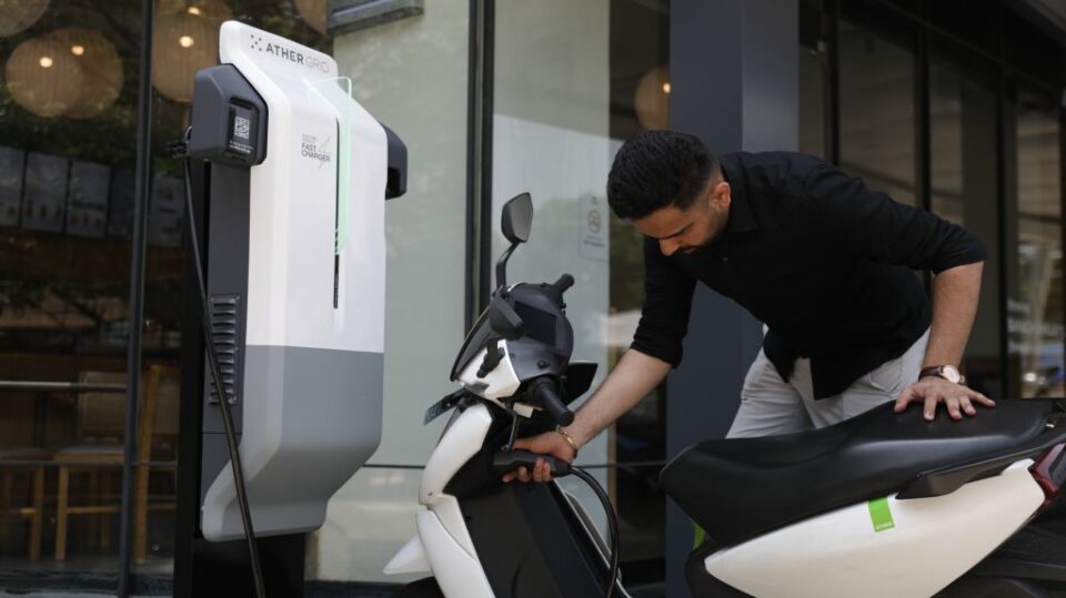 Ather Energy crosses 400 Ather grid fast charging points milestone in Tamil Nadu