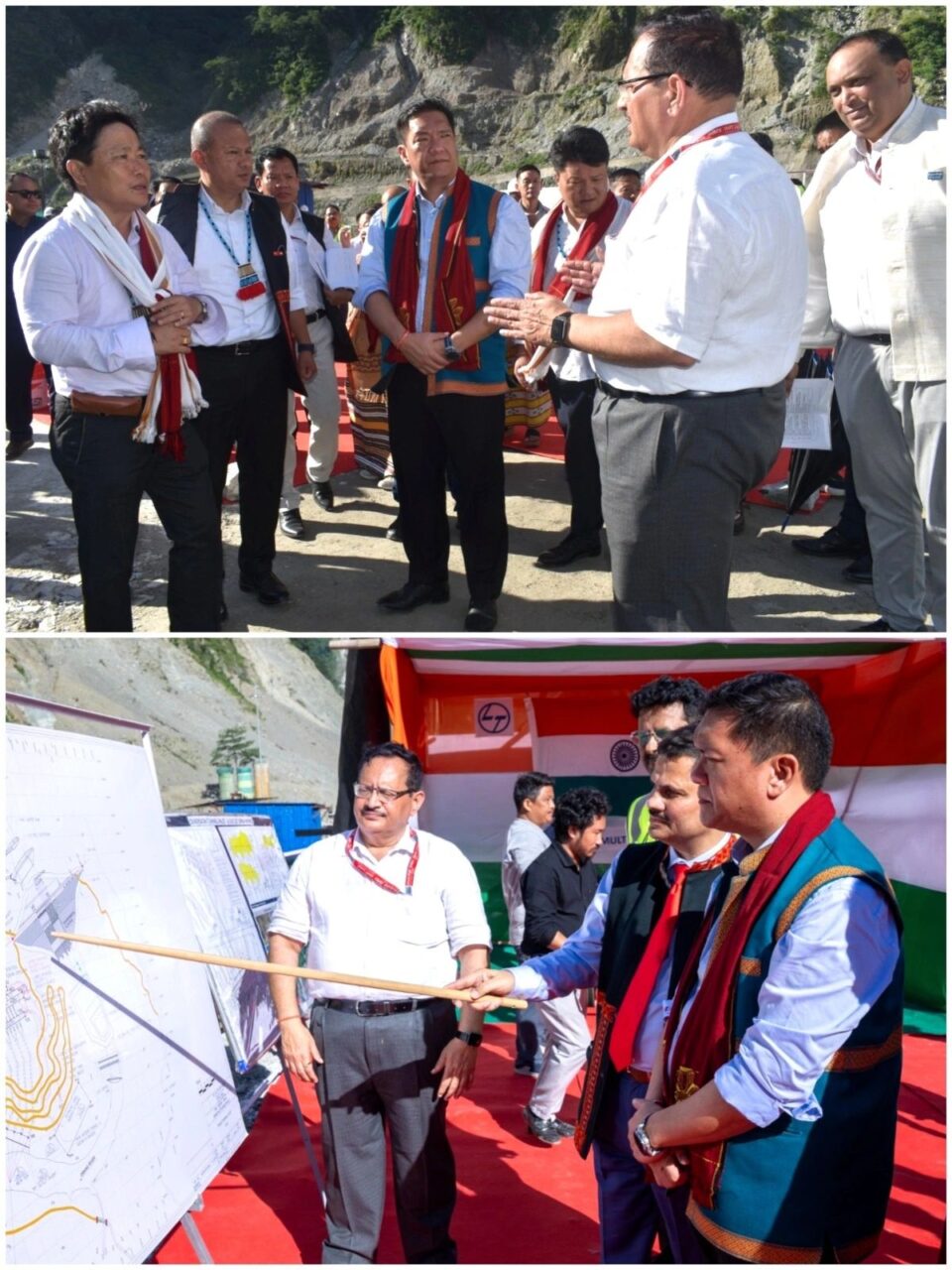 Chief Minister Arunachal Pradesh Visits NHPC’s Dibang Multi-Purpose Project