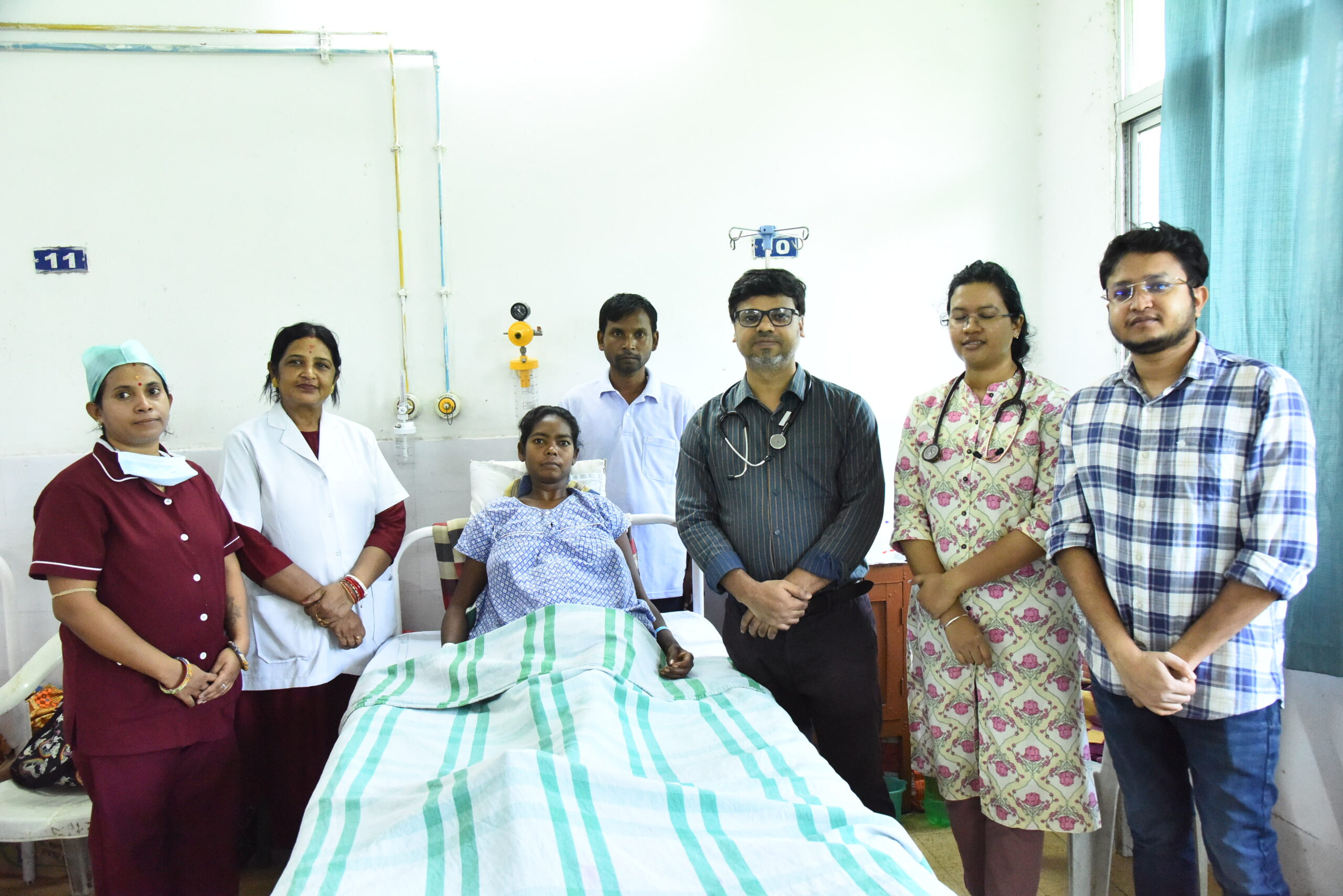 Doctors of Ispat General Hospital of SAIL RSP successfully remove 6-kg uterine tumor in life-saving surgery