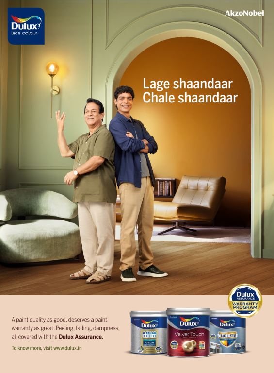 Akzo Nobel India celebrates 5 years of Dulux Assurance with new ‘Lage Shaandaar Chale Shaandaar’ campaign