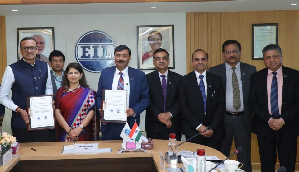 EIL has signed an MoU with NPCIL to provide engineering services for the Bharat Small Reactor