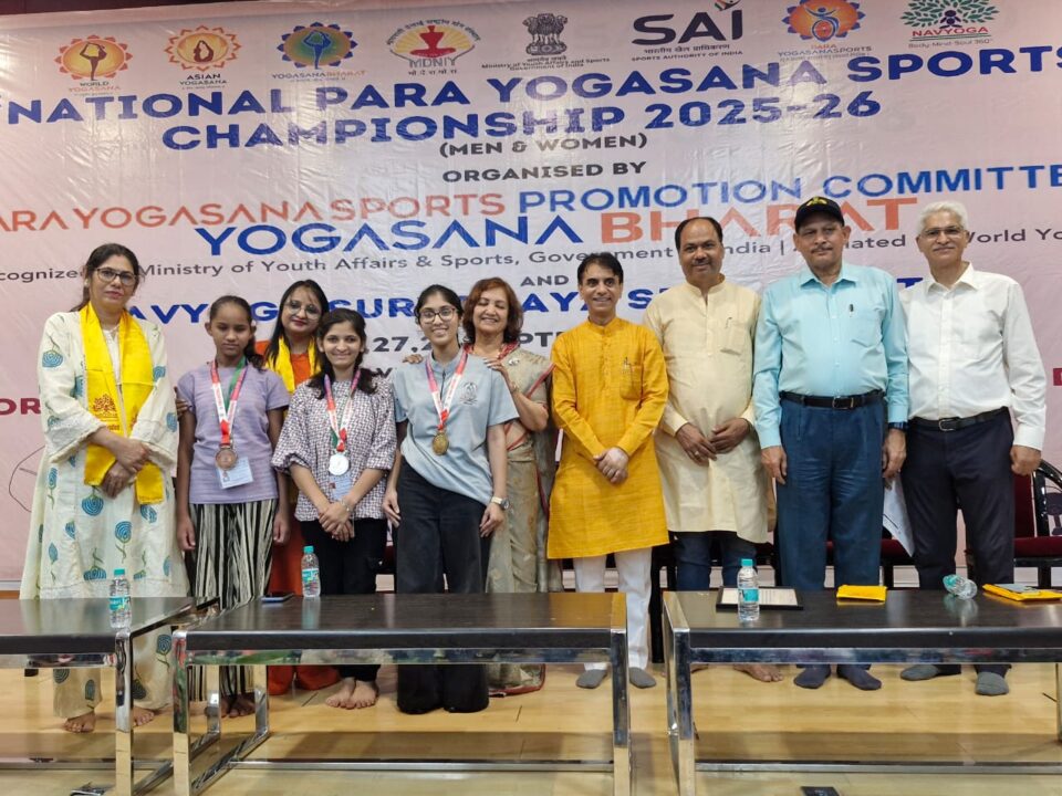 Indian athletes showcased endurance and sportsmanship as First Para National Yogasana Championship concluded successfully