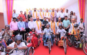 PFC Empowers Divyangjans with 70 Motorised Tricycles in Udaipur