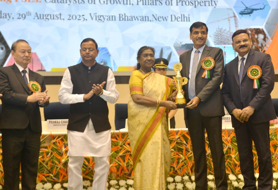 POWERGRID Honoured with SCOPE Eminence Award for HR Excellence