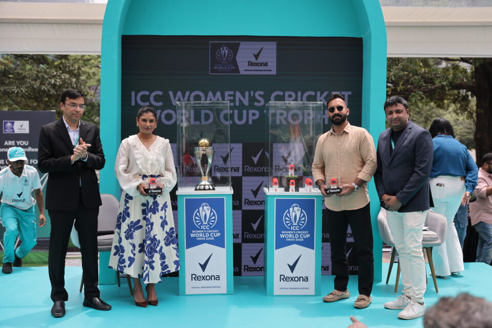 REXONA CHAMPIONS THE SPIRIT OF WOMEN’S CRICKET WITH ICC WOMEN’S CRICKET WORLD CUP TROPHY APPEARANCE IN BANGALORE