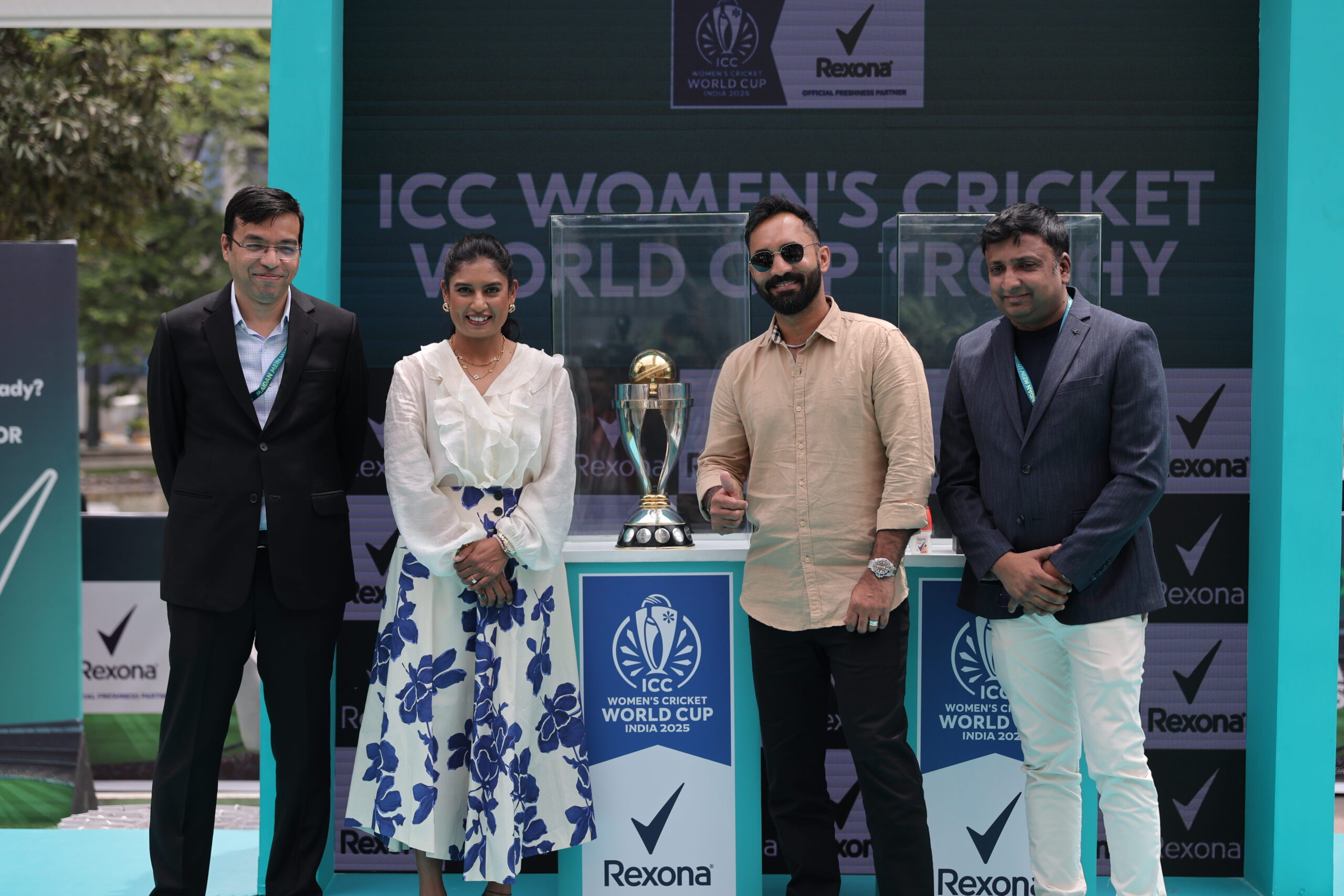 REXONA CHAMPIONS THE SPIRIT OF WOMEN’S CRICKET WITH ICC WOMEN’S CRICKET WORLD CUP TROPHY APPEARANCE IN BANGALORE