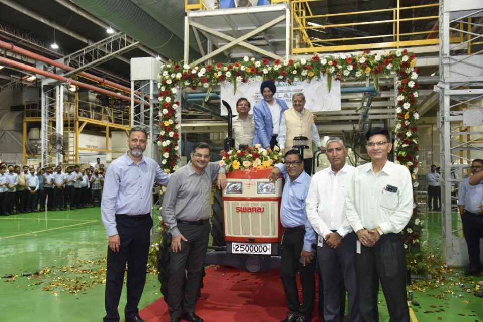 Swaraj Tractors Achieves 25 Lakh Production Milestone