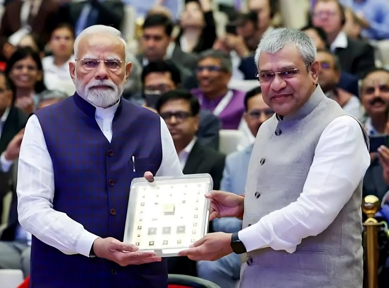 Vivekanand Education Society's Institute of Technology's 'Made in India' Chip Featured at Semicon India 2025 inaugurated by PM Modi