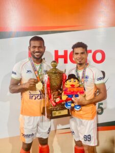 Shilanand Lakra alumnus of SAIL Hockey Academy of RSP shines in the Asia Cup Hockey championship