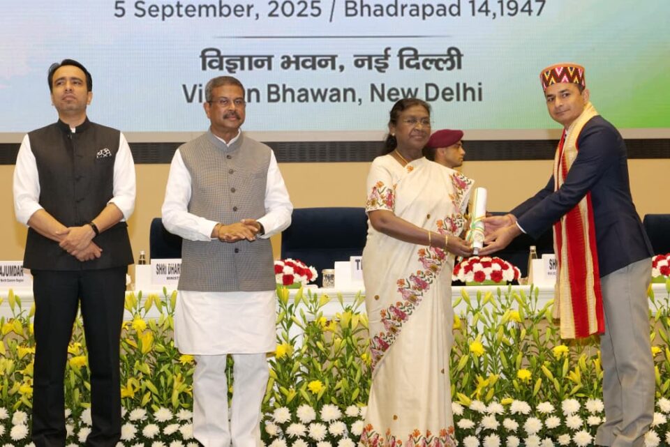 Skill Trainers Conferred with National Teachers’ Awards 2025 by Hon’ble President of India