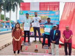 Employees of SAIL Rourkela Steel Plant shine in State Level Swimming Championship